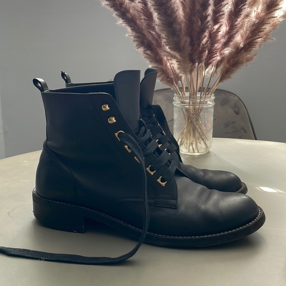 Salvatore Ferragamo Motorcycle Boots